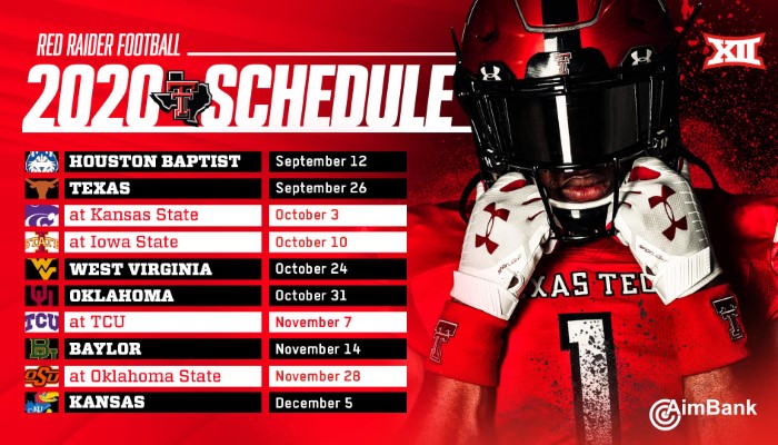 Overview of the 2023 Texas Tech Football Schedule